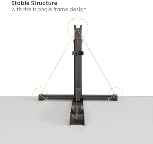 Mimoke Vertikaler Fahrradständer - Robuster, freistehender Bodenständer für platzsparende Fahrradaufbewahrung in Garagen