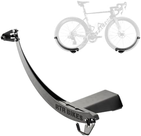 RTR BIKES Moon 1 Professionelle Fahrradhalterung - Platzsparende Wandhalterung für Zuhause, Garage & Fahrradladen