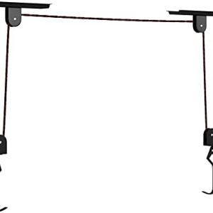 WELLGRO Fahrrad Deckenlift - Robuster Stahl Fahrradlift für platzsparende Deckenmontage bis 23 kg