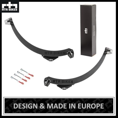 RTR BIKES Moon 1 Professionelle Fahrradhalterung - Platzsparende Wandhalterung für Zuhause, Garage & Fahrradladen