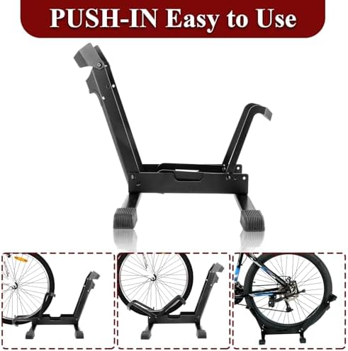 STARVAST Fahrradständer für 26-29 Zoll E-Bike/Mountainbike - Praktische Bodenaufbewahrung für Zuhause, Garage & Garten