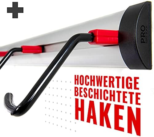 PRO BIKE TOOL Fahrrad Wandhalterung – Verstellbare Halterung für 3-6 Fahrräder, ideal zur platzsparenden Aufbewahrung in