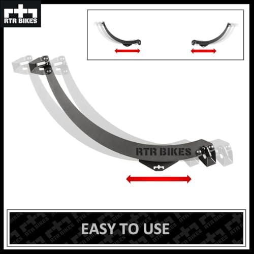 RTR BIKES Moon 1 Professionelle Fahrradhalterung - Platzsparende Wandhalterung für Zuhause, Garage & Fahrradladen