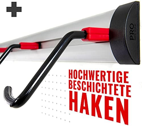 PRO BIKE TOOL Fahrrad Wandhalterung – Verstellbare Halterung für 3-6 Fahrräder, ideal zur platzsparenden Aufbewahrung in