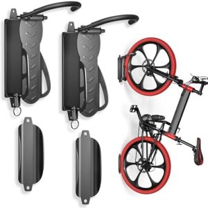 Fahrrad Wandhalterung 2 Set - Schwenkbarer Halter für Garage & Innenbereich, Tragfähigkeit 30kg