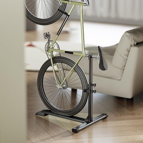 Mimoke Vertikaler Fahrradständer - Robuster, freistehender Bodenständer für platzsparende Fahrradaufbewahrung in Garagen