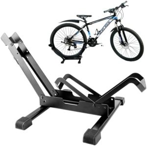 STARVAST Fahrradständer für 26-29 Zoll E-Bike/Mountainbike - Praktische Bodenaufbewahrung für Zuhause, Garage & Garten