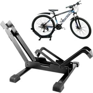 STARVAST Fahrradständer für 26-29 Zoll E-Bike/Mountainbike - Praktische Bodenaufbewahrung für Zuhause, Garage & Garten