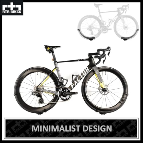 RTR BIKES Moon 1 Professionelle Fahrradhalterung - Platzsparende Wandhalterung für Zuhause, Garage & Fahrradladen