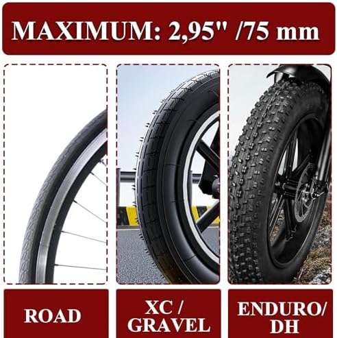 STARVAST Fahrradständer für 26-29 Zoll E-Bike/Mountainbike - Praktische Bodenaufbewahrung für Zuhause, Garage & Garten