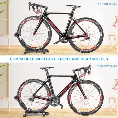 CXWXC Faltbarer Fahrradständer für 26-29 Zoll und 650C-700C Bikes – Perfekt für Garage, Haus oder Fahrradgeschäft