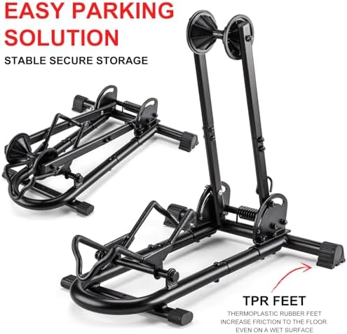 CXWXC Faltbarer Fahrradständer für 26-29 Zoll und 650C-700C Bikes – Perfekt für Garage, Haus oder Fahrradgeschäft