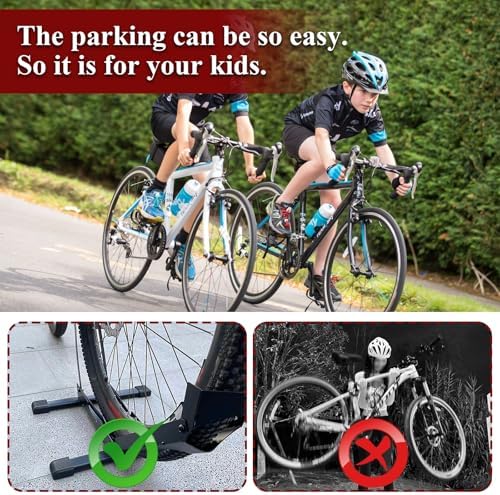 STARVAST Fahrradständer für 26-29 Zoll E-Bike/Mountainbike - Praktische Bodenaufbewahrung für Zuhause, Garage & Garten