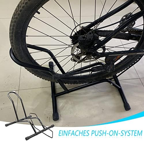 Fahrrad Abstellständer von – Stabiler freistehender Fahrradhalter für 16''-29'' Fahrräder, ideal für Garage oder Balkon