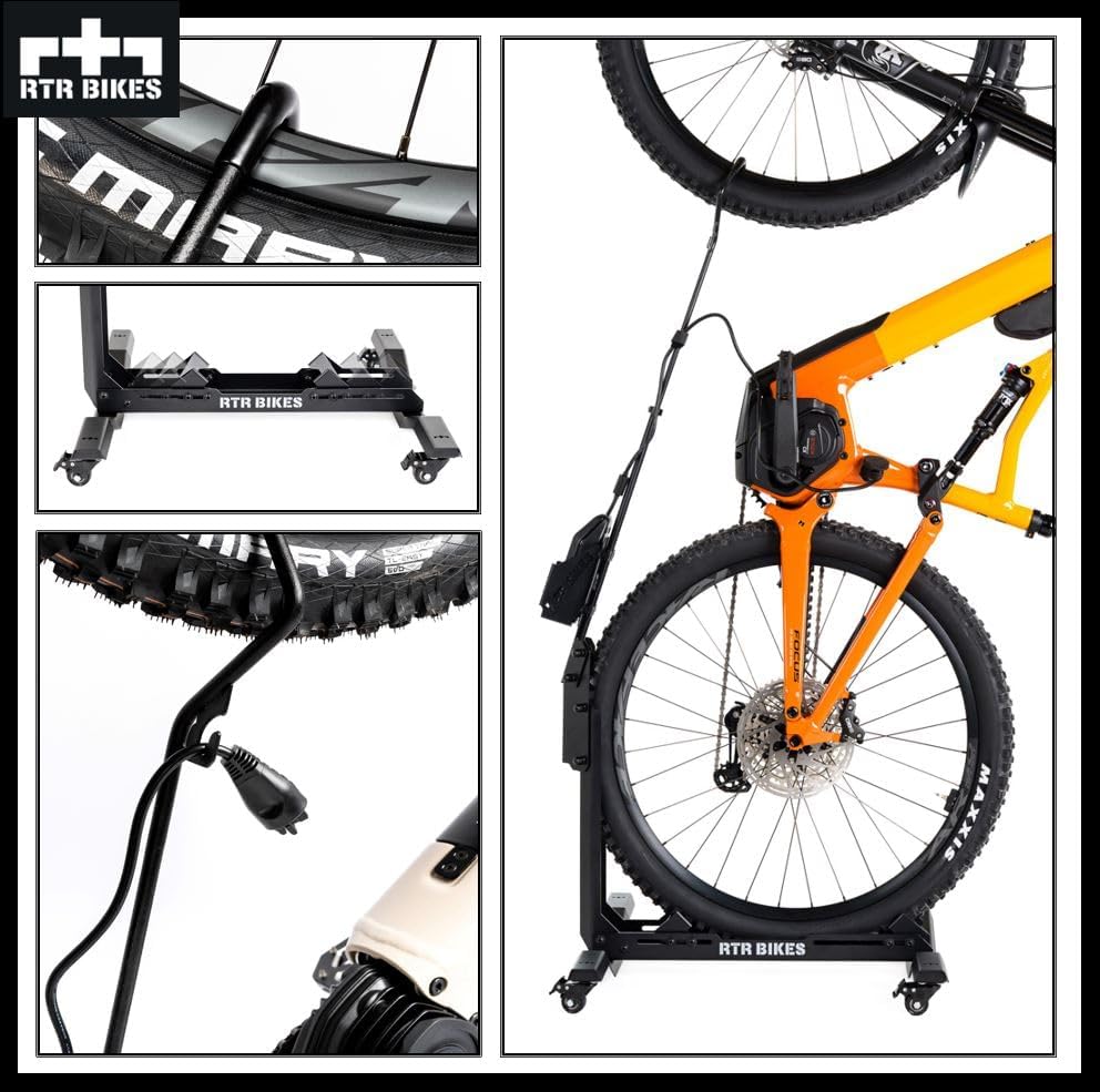 RTR BIKES BRUTUS UP PRO Professioneller Fahrradständer - Perfekt für Garage, Zuhause oder Fahrradgeschäft