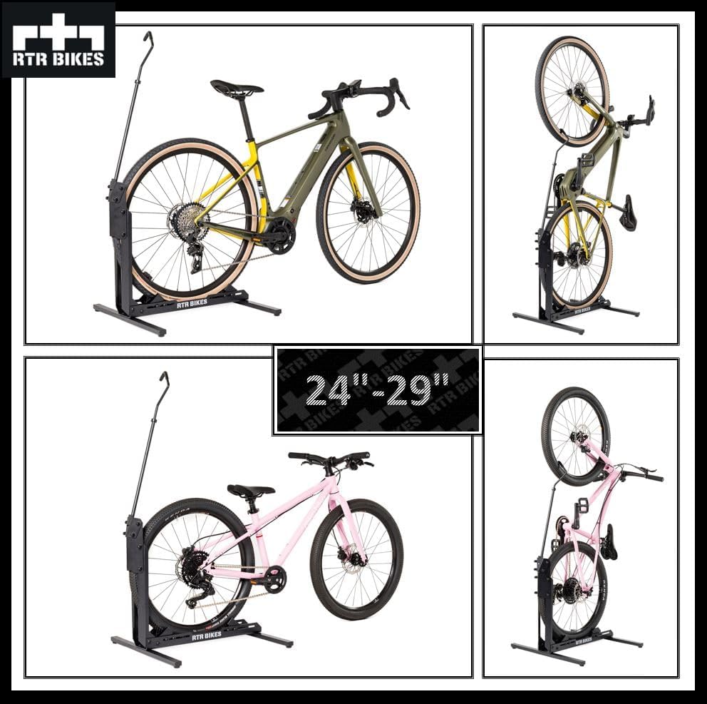 RTR BIKES Brutus UP Profi-Fahrradständer - Perfekt für Garage, Zuhause & Fahrradgeschäft